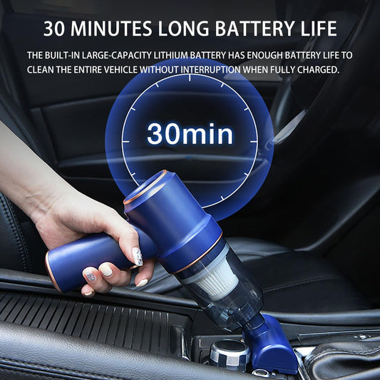 Multi-Purpose Rechargeable Wireless Vacuum Cleaner for Car, Home, Office