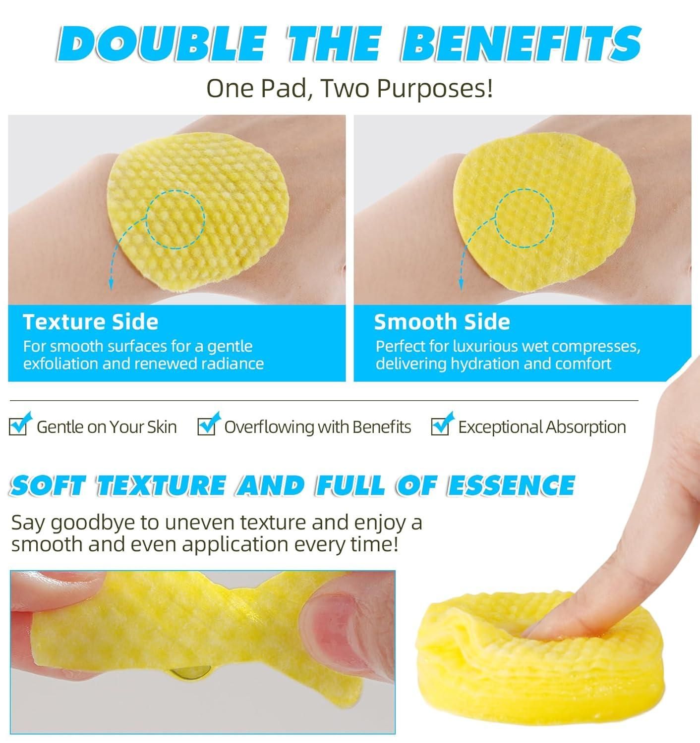 Turmeric Kojic Acid Cleansing Pads - [ Pack of 60 ]