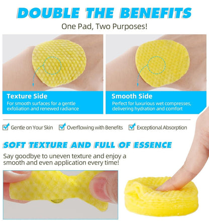 Turmeric Kojic Acid Cleansing Pads - [ Pack of 60 ]
