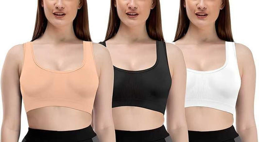 Pack of 3 - Anti Sagging Wireless Push-Up Bra