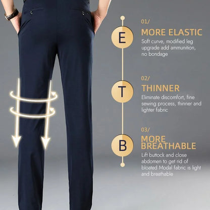 (Pack Of 3）Men's Classic High Elasticity Pants